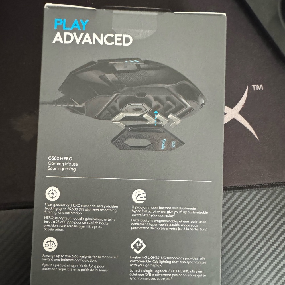 Logitech G502 HERO Black Gaming Mouse